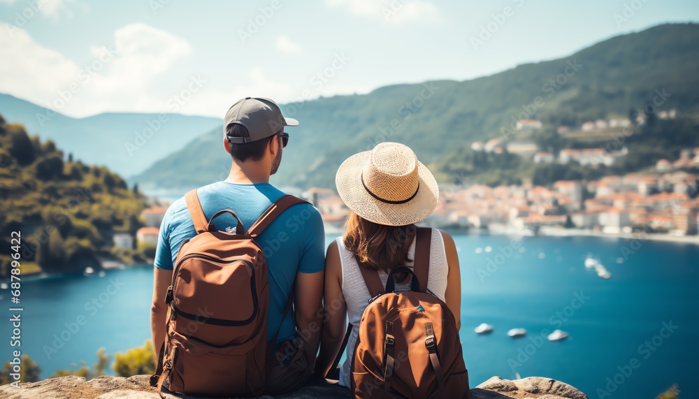 Fototapeta premium travel background