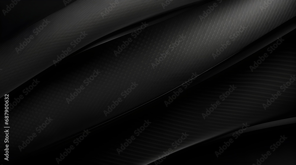 abstract carbon fiber backgrond. Futuristic background. Generative AI - obrazy, fototapety, plakaty 