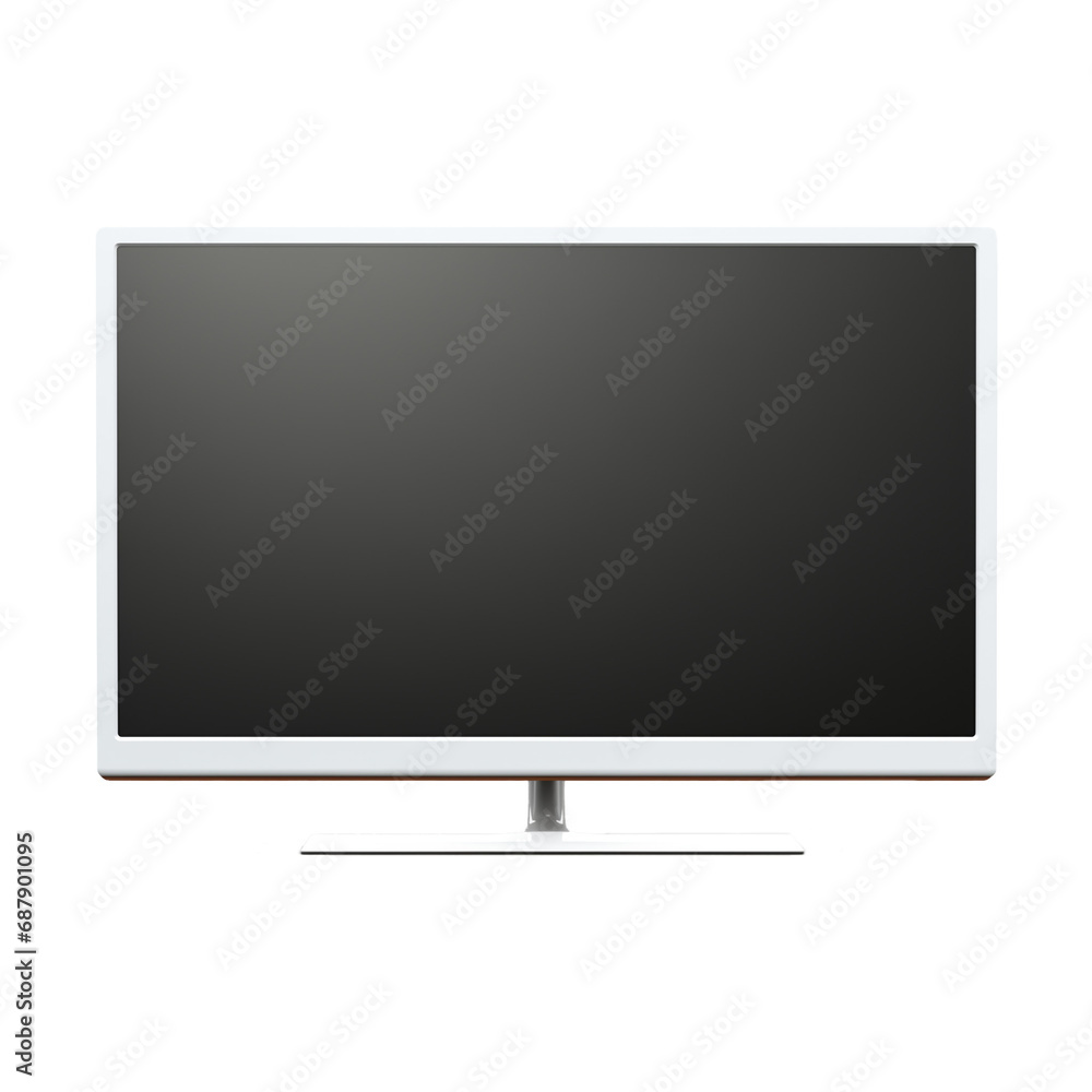 lcd tv monitor isolated lcd tv monitor isolated