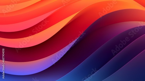 Abstract colorful background with wavy lines. 3d rendering  3d illustration.