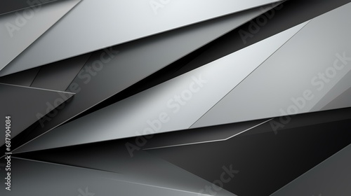 Abstract black and gray background with triangles. Vector illustration for your design