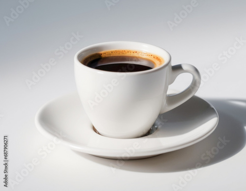 Espresso cup isolated on a white background