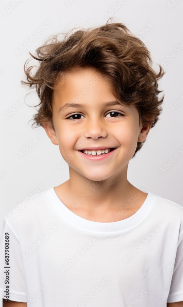 Smile of little boy with healthy white teeth and hygiene Concept of advertising dentist and facial care Smile of little boy with healthy white teeth and hygiene Concept of advertising dentist and facial care