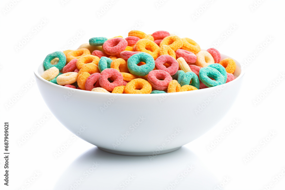 a bowl of cereal with a white background
a bowl of cereal with a white background