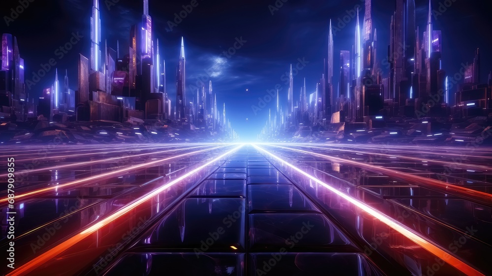 Golden Light Rays and Geometric Shapes. A Mesmerizing Visual Experience Golden Light Rays and Geometric Shapes. A Mesmerizing Visual Experience
