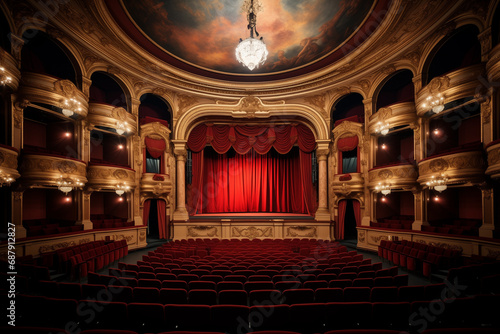 the stage of the opera house photo