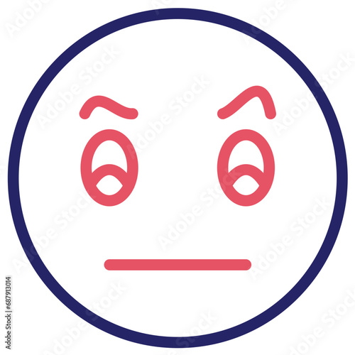Face with Raised Eyebrow Icon