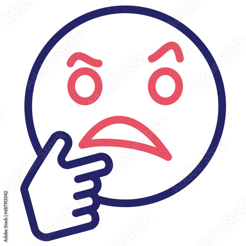 Thinking Face Icon