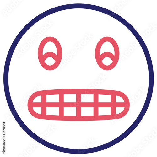 Grimacing Face Icon