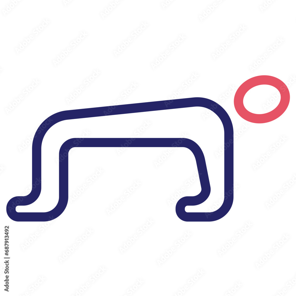 Upward Table Pose Icon Upward Table Pose Icon