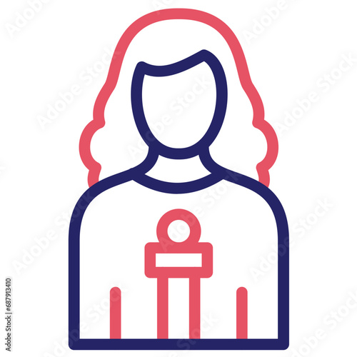 Woman Anchor Icon