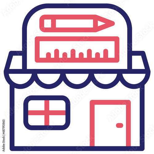 Stationery Shop Icon