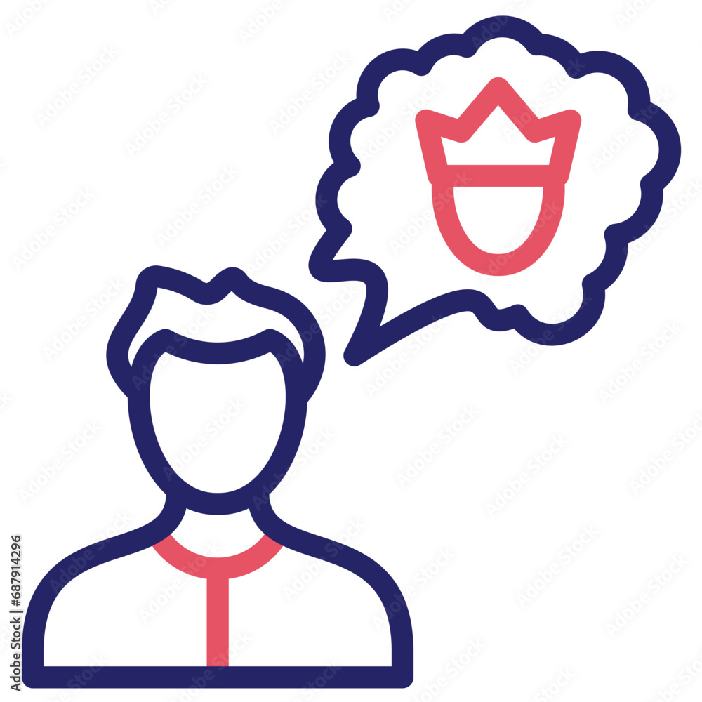 Fototapeta premium Self Esteem Icon