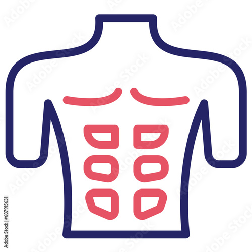 Chest Muscle Icon