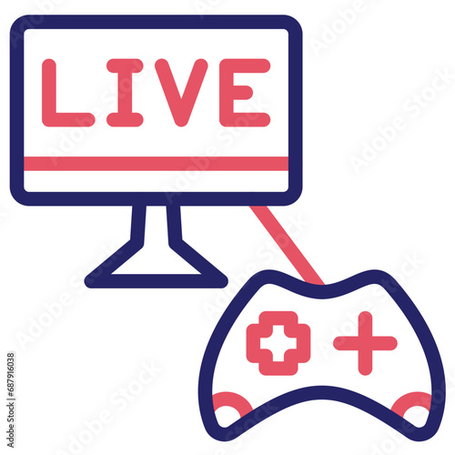 Game Streaming Icon