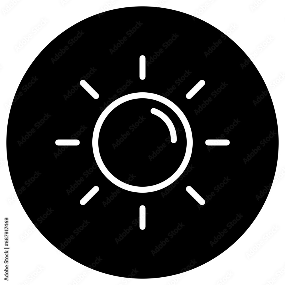 Sun Vector Icon Design Illustration Sun Vector Icon Design Illustration