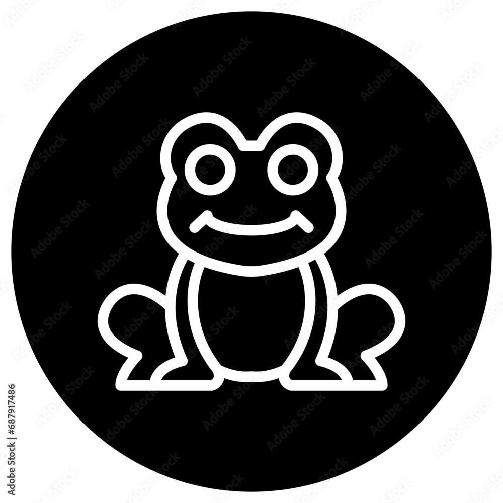Frog Vector Icon Design Illustration Frog Vector Icon Design Illustration
