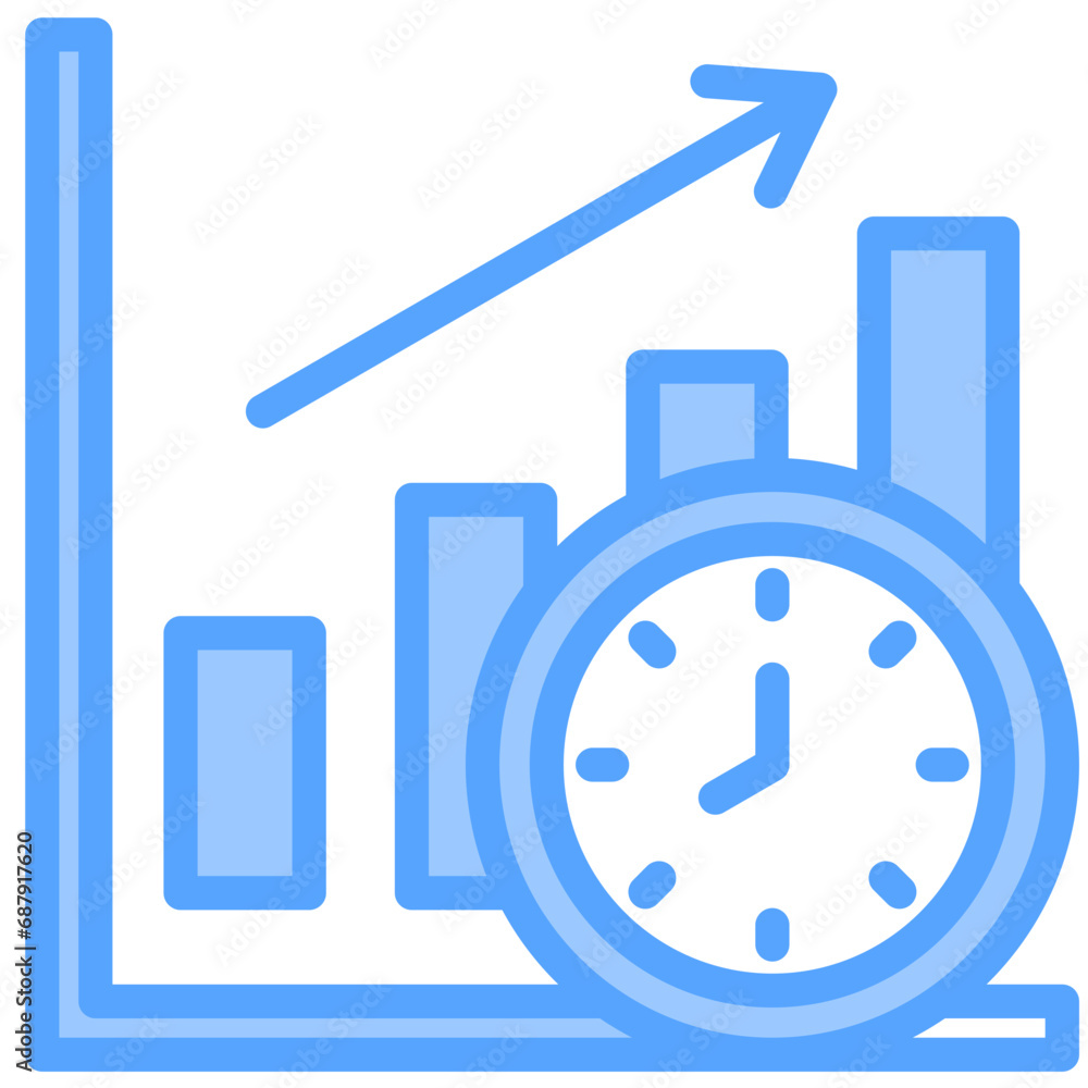 Progress Blue Icon Progress Blue Icon
