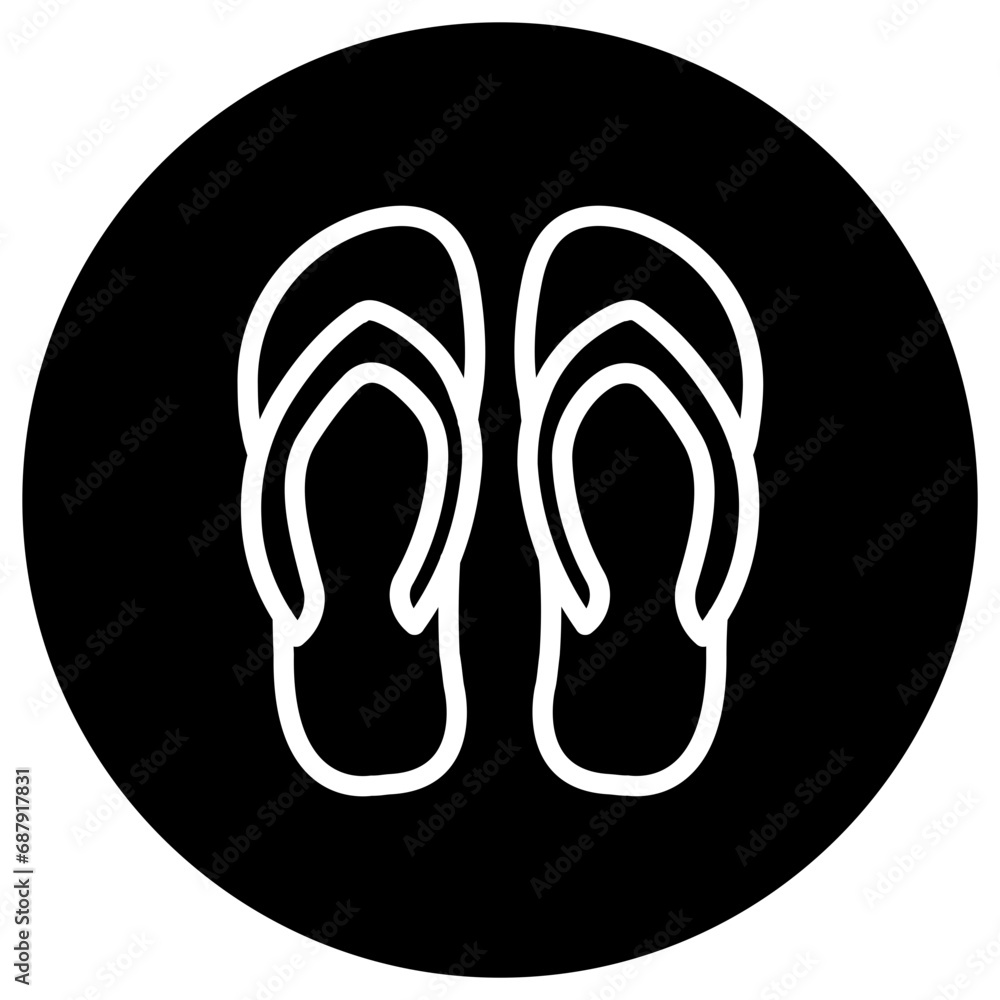 Slipper Vector Icon Design Illustration Slipper Vector Icon Design Illustration