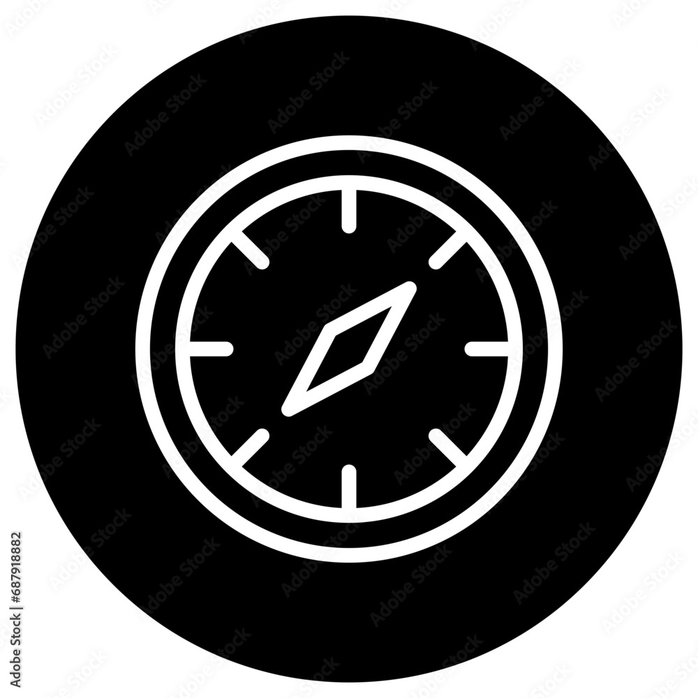 Compass Vector Icon Design Illustration Compass Vector Icon Design Illustration