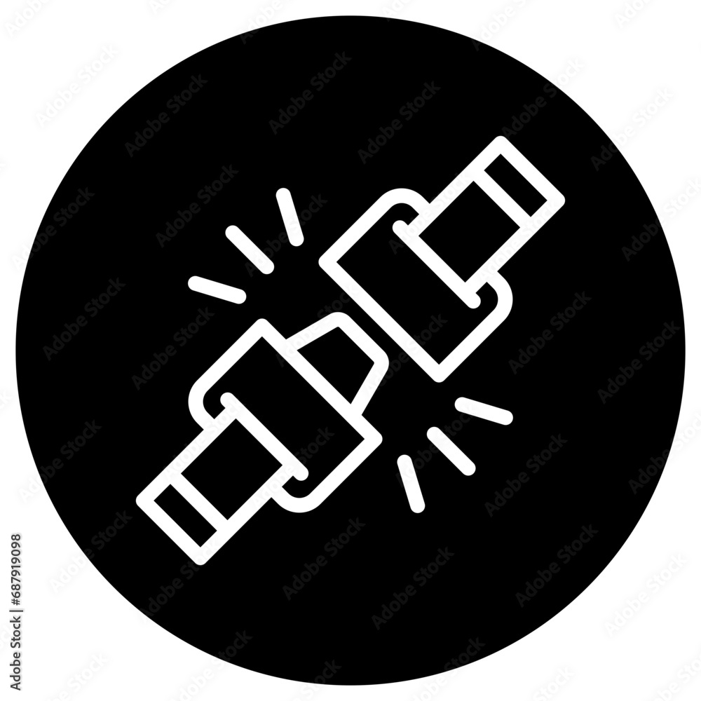 Safety belt Vector Icon Design Illustration Safety belt Vector Icon Design Illustration