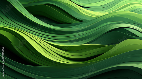 Abstraction, beautiful green tones, background, calm background, AI generate