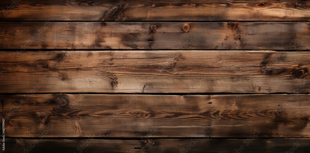 Obraz premium Dark wood background.