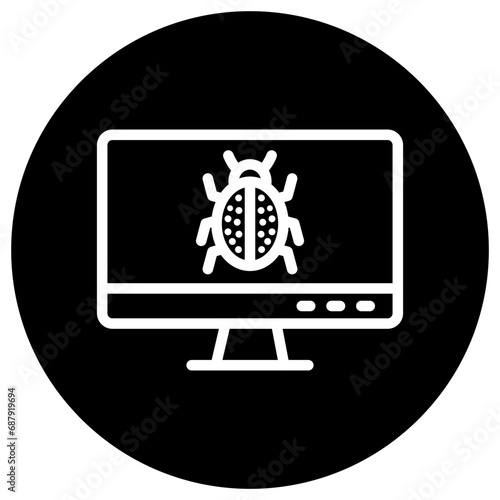 Debug Vector Icon Design Illustration