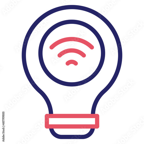 Smart Bulb Icon