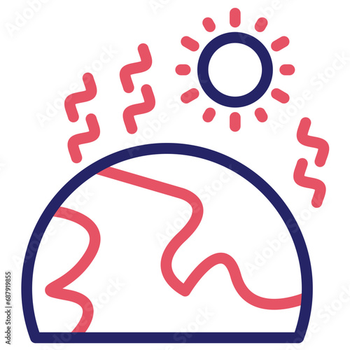 Greenhouse Effect Icon