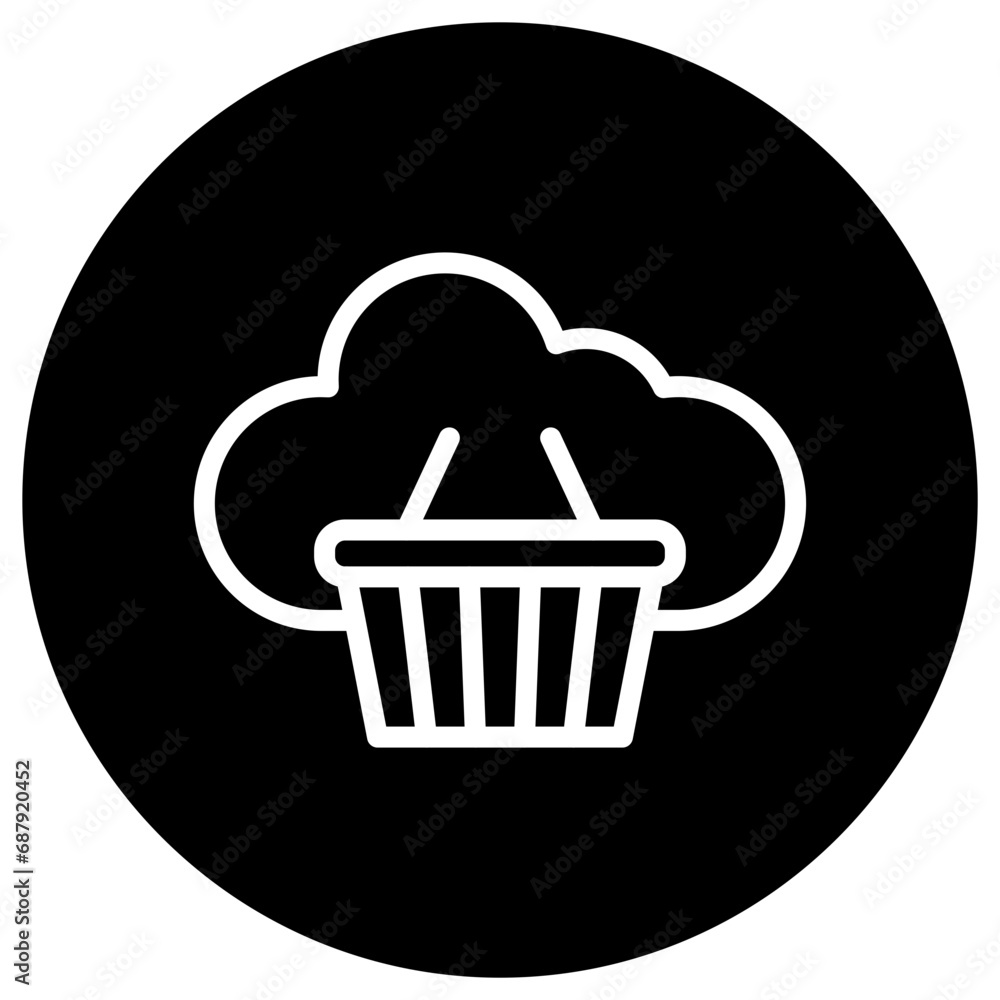 Basket Vector Icon Design Illustration Basket Vector Icon Design Illustration
