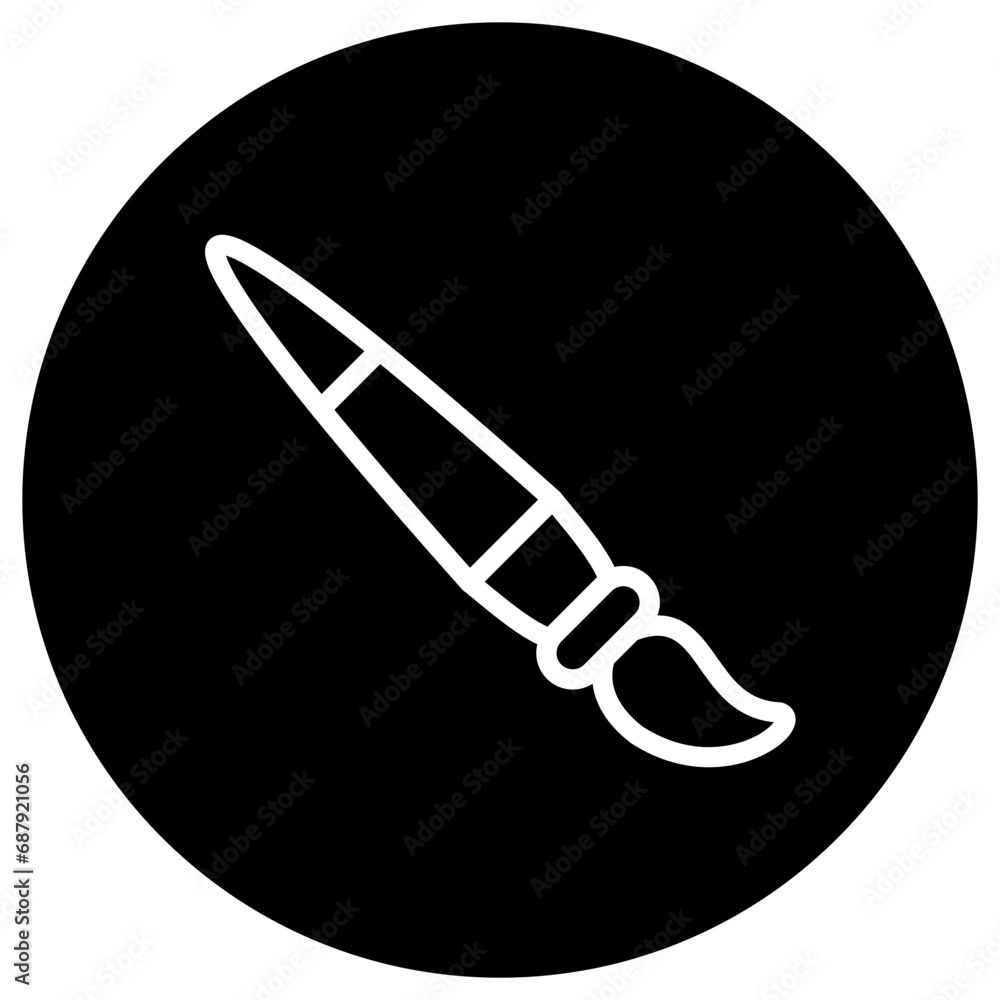 Paint brush Vector Icon Design Illustration