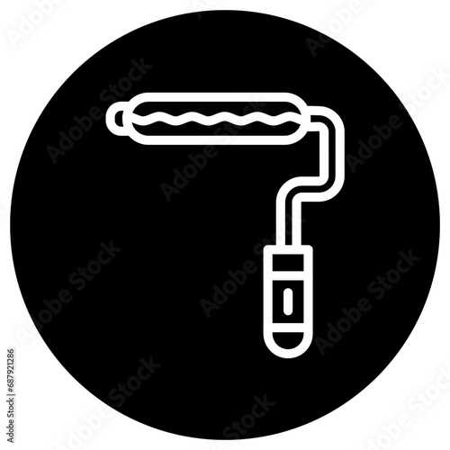 Paint roller Vector Icon Design Illustration
