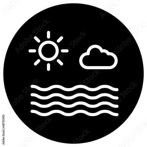 Sea Vector Icon Design Illustration