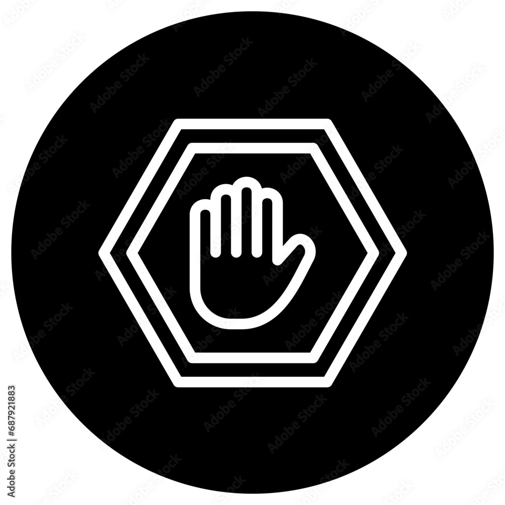 Ad Block Vector Icon Design Illustration Ad Block Vector Icon Design Illustration