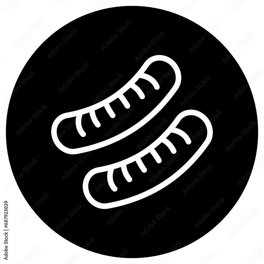 Sausage Vector Icon Design Illustration
