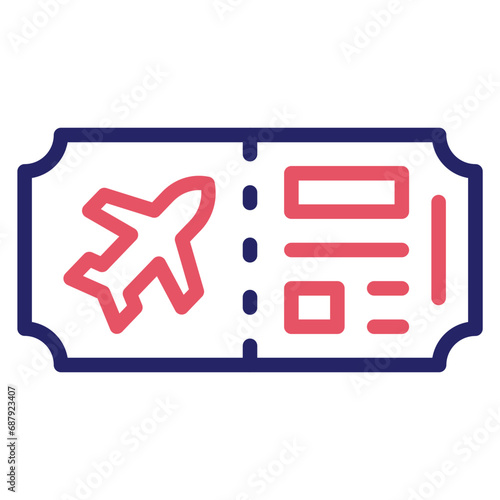 Flight Ticket Icon