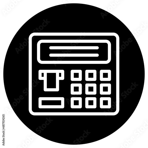 Atm machine Vector Icon Design Illustration