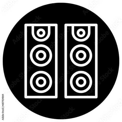 Speaker Vector Icon Design Illustration