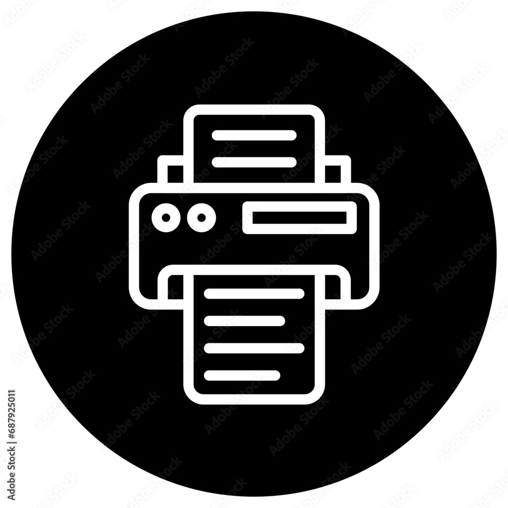 Printer Vector Icon Design Illustration Printer Vector Icon Design Illustration