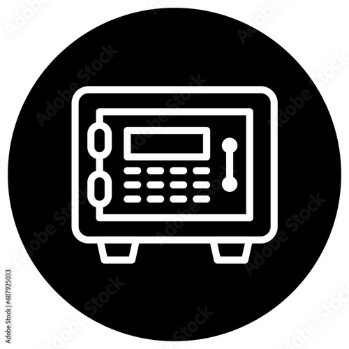 Safe box Vector Icon Design Illustration