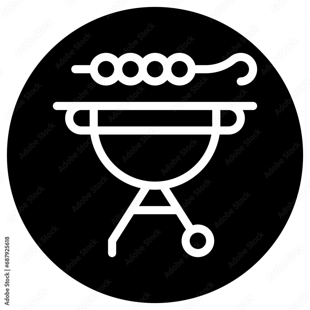 Bbq Vector Icon Design Illustration Bbq Vector Icon Design Illustration