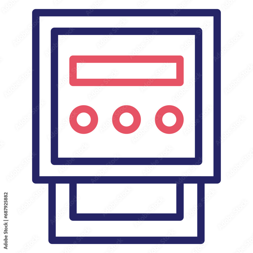 Electric Meter Icon Electric Meter Icon