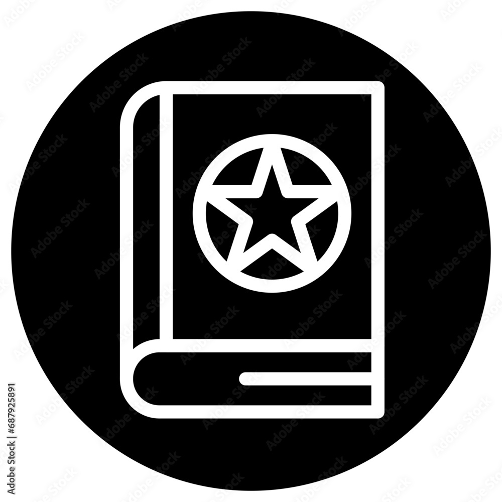 Magic book Vector Icon Design Illustration Magic book Vector Icon Design Illustration