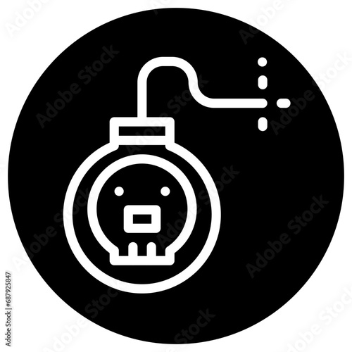 Bomb Vector Icon Design Illustration