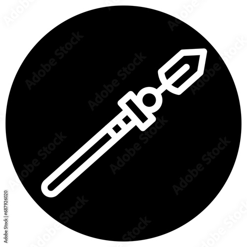 Lance Vector Icon Design Illustration