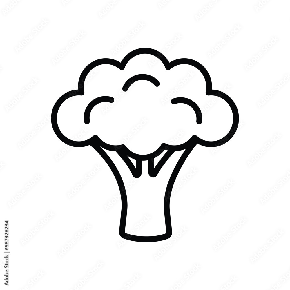 broccoli icon vector design template simple and clean broccoli icon vector design template simple and clean