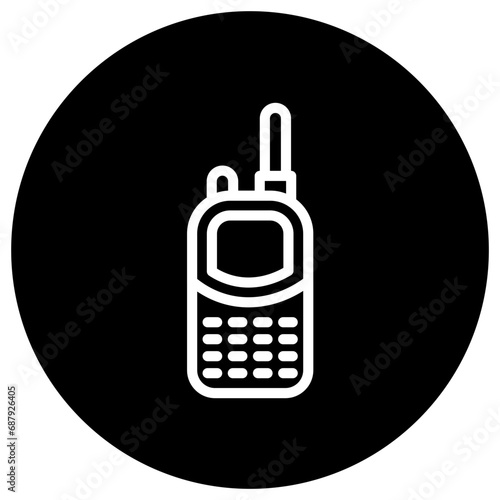 Walkie talkie Vector Icon Design Illustration