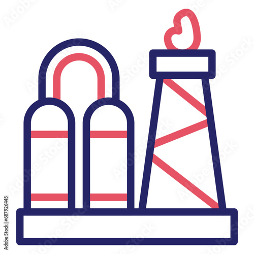 Oil Fire Icon