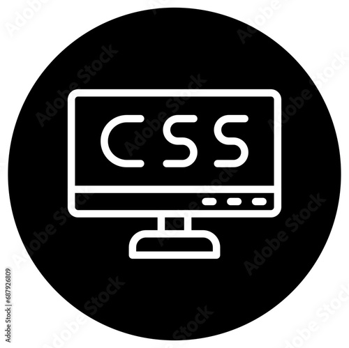 Css Vector Icon Design Illustration
